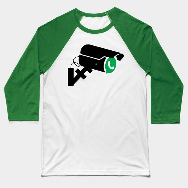 Privacy Policy Baseball T-Shirt by Joker & Angel